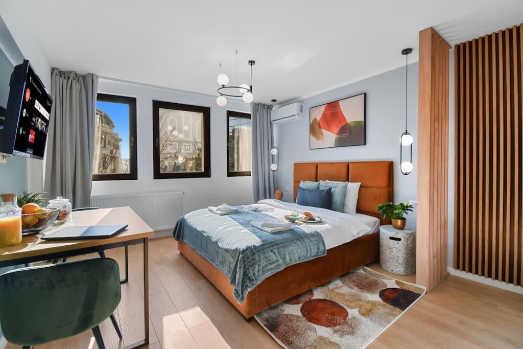 Mysa Modern Studio * Near Cismigiu Park * Netflix Bucureşti Ngoại thất bức ảnh